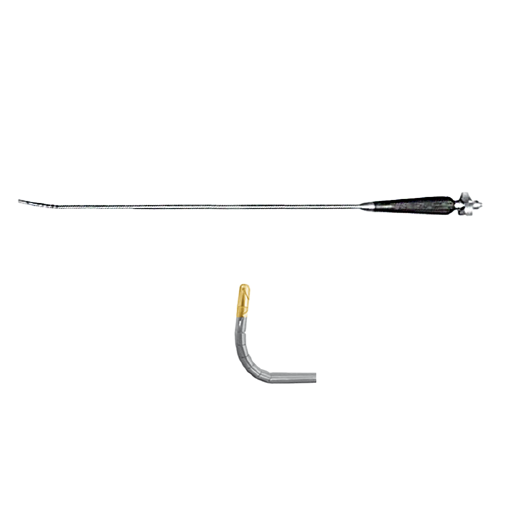 Retractor GOLD FINGER, curb, D5mm, L410mm 