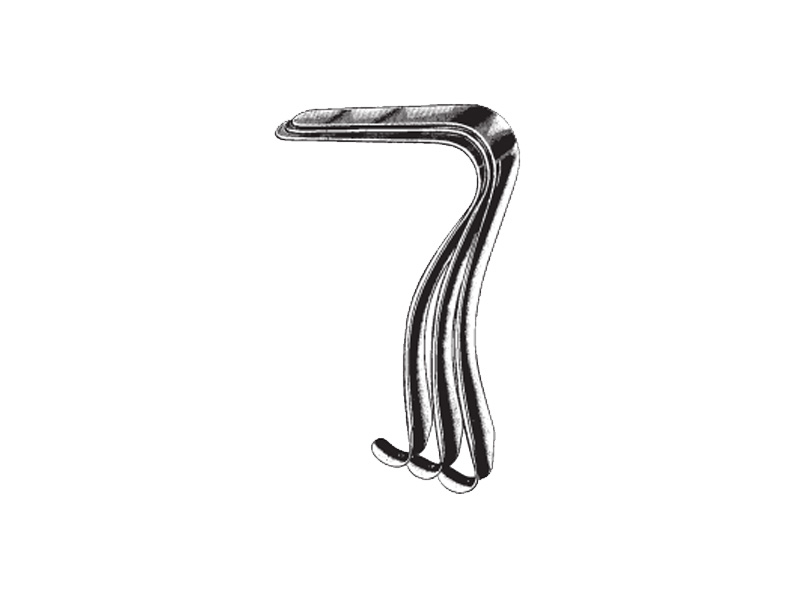 Retractor vaginal KRISTELLER # 115x14mm (Fig 00)