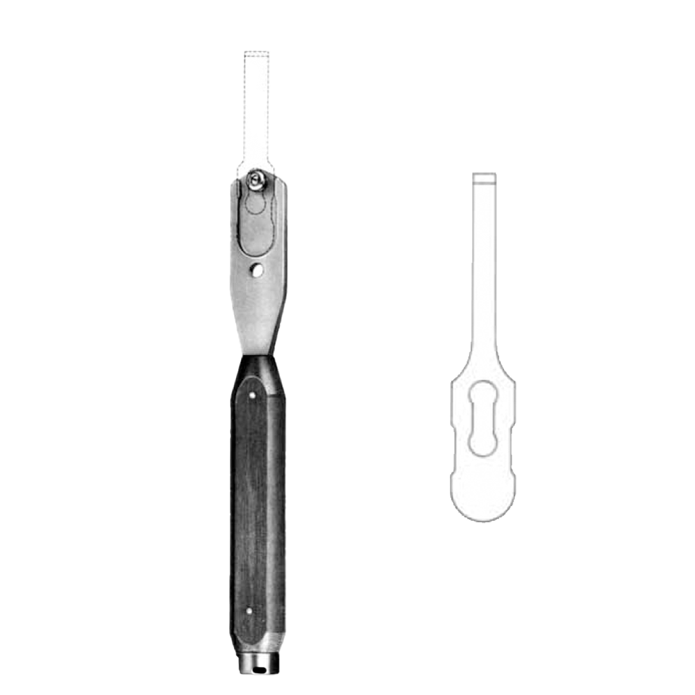 Lama interschimbabila osteotom (dalta) pentru manerul 33676-01, 5mm, L8.5mm 