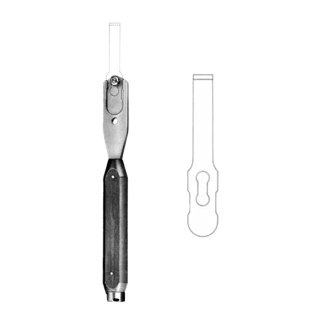 Lama interschimbabila osteotom (dalta) pentru manerul 33676-01, 10mm, L8.5mm 