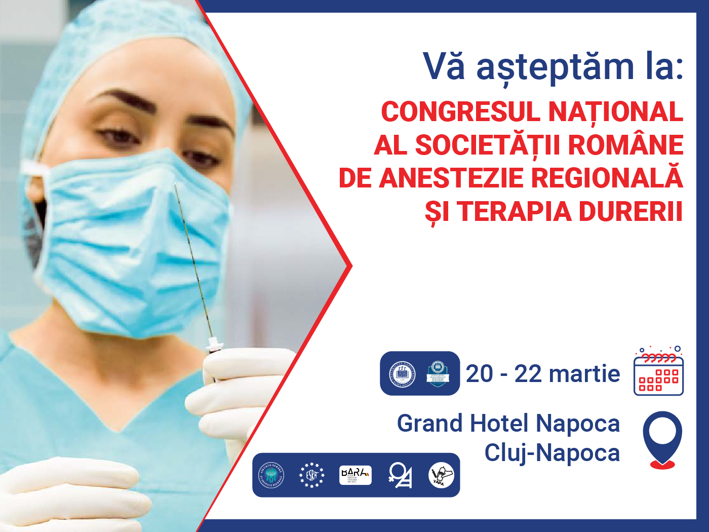 Congresul National al Societatii Romane de Anestezie Regionala si Terapia Durerii