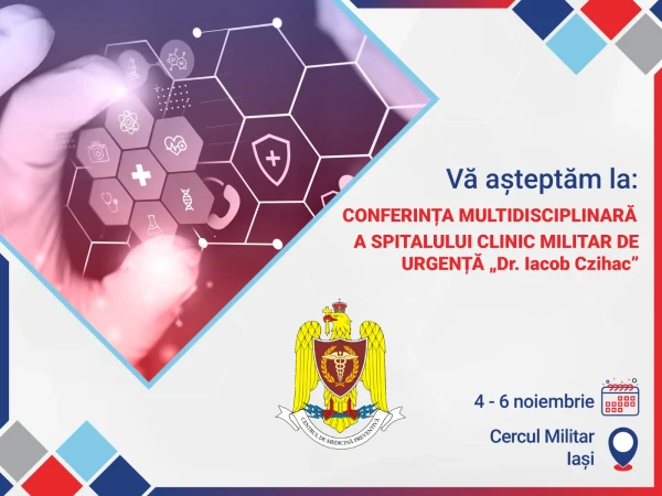 LIAMED la Conferința Multidisciplinară a Spitalului Militar Iași 2026