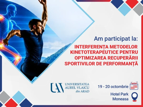 LIAMED, partener al conferinței „Interferența metodelor kinetoterapeutice pentru optimizarea recuperării sportivilor de performanță”