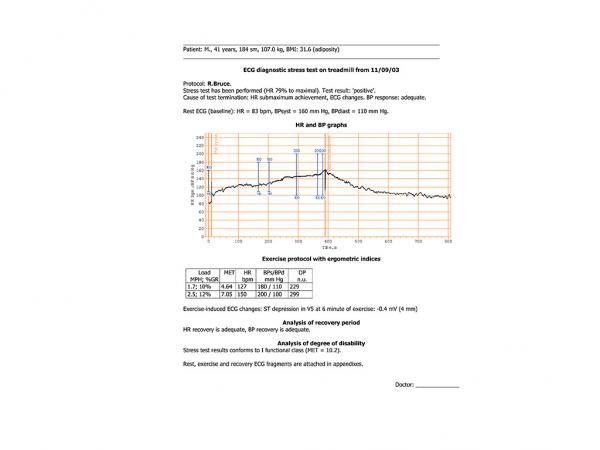 Soft analiza ECG teste de efort POLY-SPECTRUM-ERGO