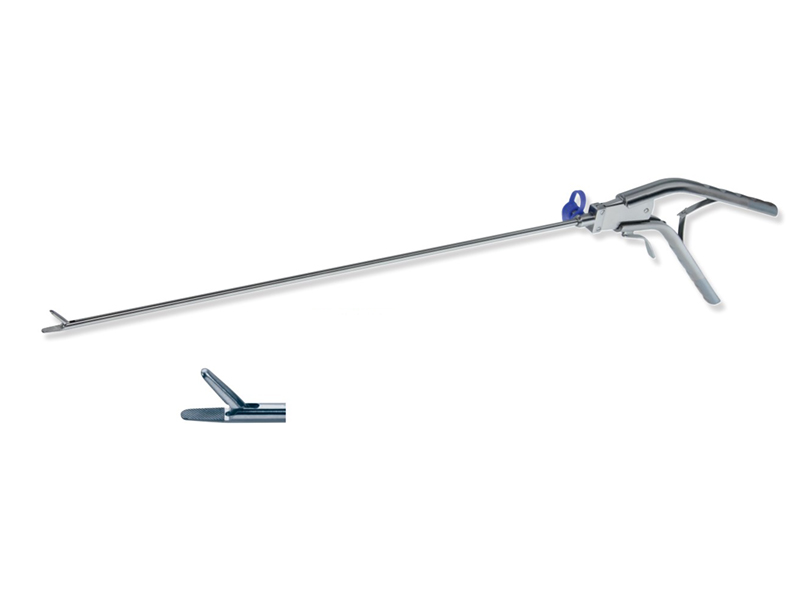 Portac drept cu TC, D5mm, L330mm, maner axial cu clichet, unghiular, port curatare LL 