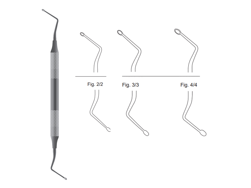 Chiureta alveolara HEMINGWAY, 17cm  Fig 4