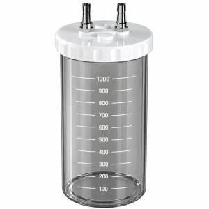 Vas colector B-6, cu capac, 1l 