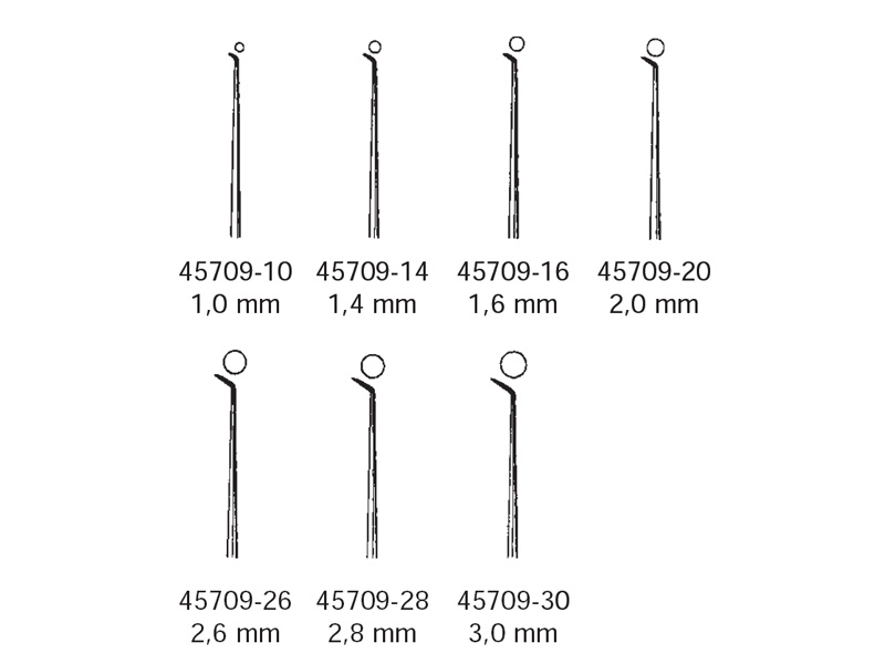 Bisturiu circular ROSEN  D1.0mm, L16cm