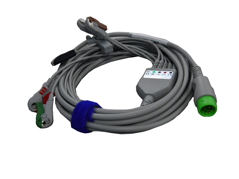 Cablu ECG 5 fire (12 Pin), AHA, reutilizabil 
