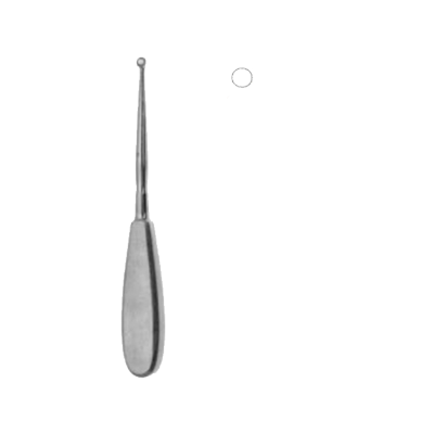 Chiureta osoasa STILLE, rotunda  D10mm, L20.5cm