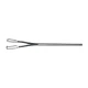 Insertie pensa bipolara HIRSCH, fenestrata, falci 17.5mm, D5mm,  L340mm