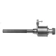 Trocar cu valva tip clapeta, robinet insuflatie, tub metalic interschimbabil,  D11mm, L101mm