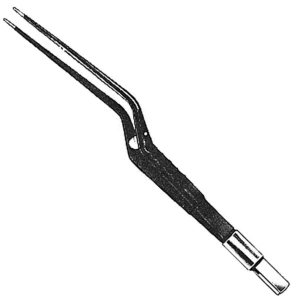 Pensa bipolara NON STICK, baioneta, varf bont, 2mm, L19.5cm 