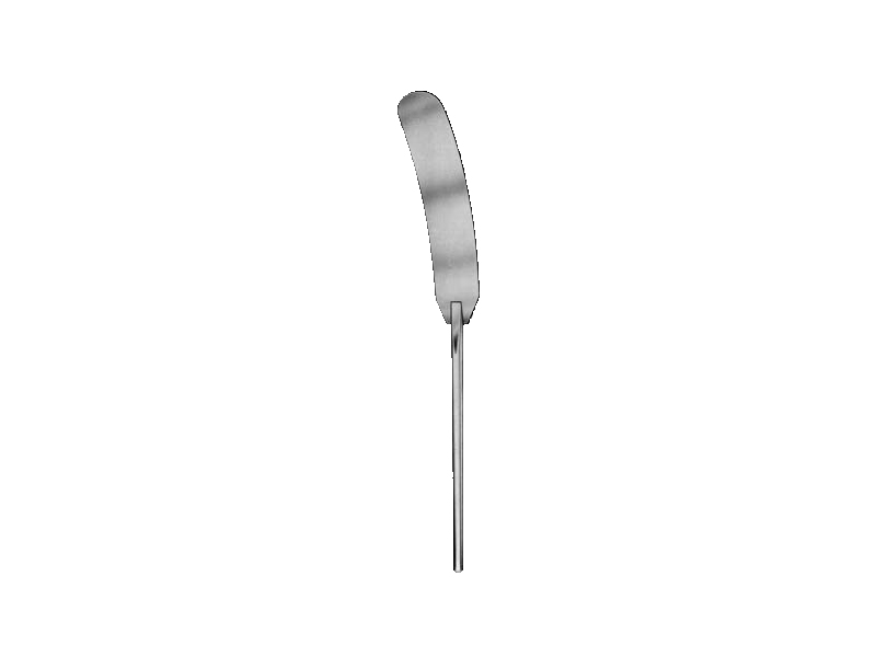 Spatula cerebrala HEIFETZ, maleabila  lungime totala 200mm, latime 14mm - 