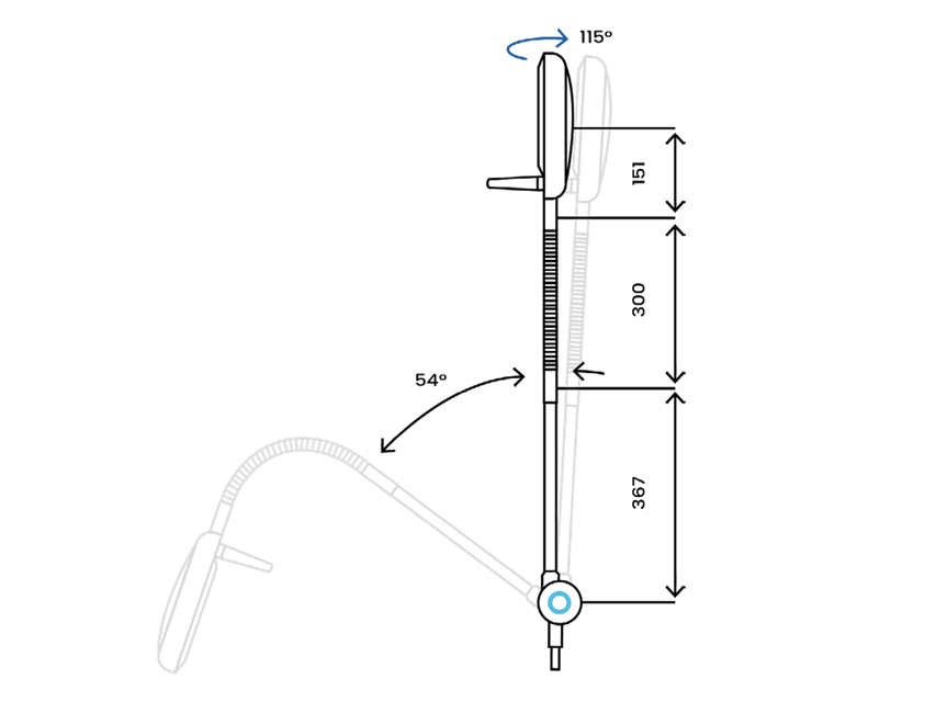 Lampa Primaled Flex, mobila 