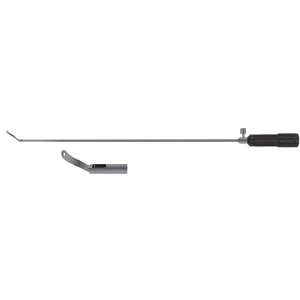 Endo-retractor pentru benzi abdominale elastice, ajustabil, fenestrat, varf bont, adaptor LL, D10mm, L360mm 