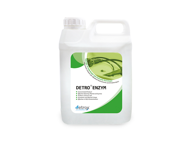 Detergent DETRO ENZYM pentru masina automata de spalat endoscoape, 5l 