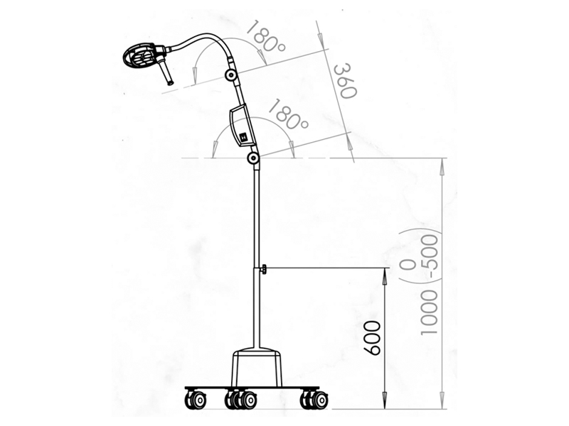 NSP / Lampa mica chirurgie LED HERA 