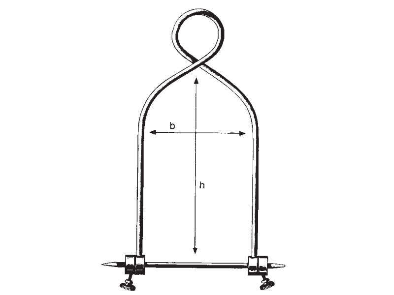 Extensie BOEHLER, tip arc  pentru coapsa si genunchi, 21x15cm