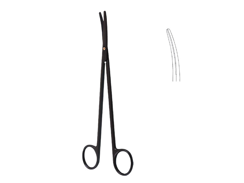 Foarfeca disectie METZENBAUM BLACK, curba, L18cm 