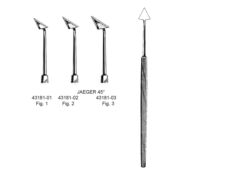 Cheratotom JAEGER, 45grd (Fig 3) 