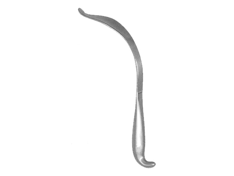 Retractor AUFRANC, varf bont, neted, 32mm, L26cm 