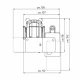 Unit oftalmologic EASYVISUS RM64 COMPACT FISO pentru doua instrumente 