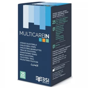 Teste colesterol MULTICARE In, set 25buc 