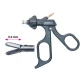 Pensa de prehensiune REDDICK-OLSEN, actiune dubla, serata, maner ergonomic uni fara clichet, cu HF, pivotant, demontabil, falci 9.5mm, D5mm, L330mm 