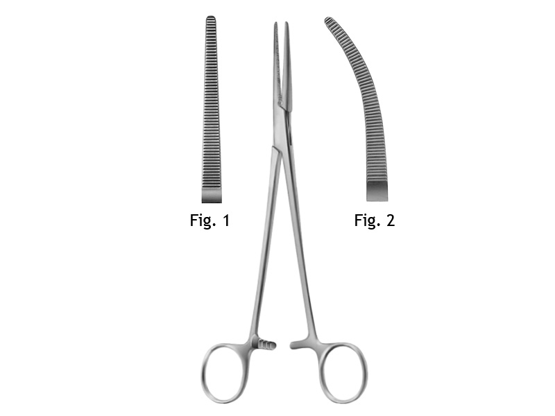 Pensa hemostatica HEISS  Fig.1, L20cm