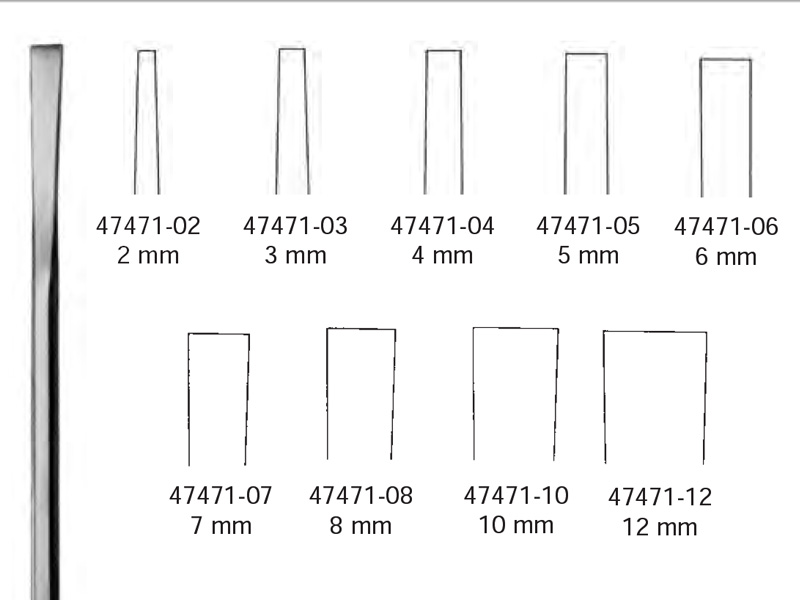 Osteotom SHEEHAN, L16cm  2mm