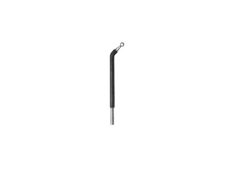 Electrod tip bila, curb, reutilizabil, ax D2.4mm, D1.7mm, L4cm 