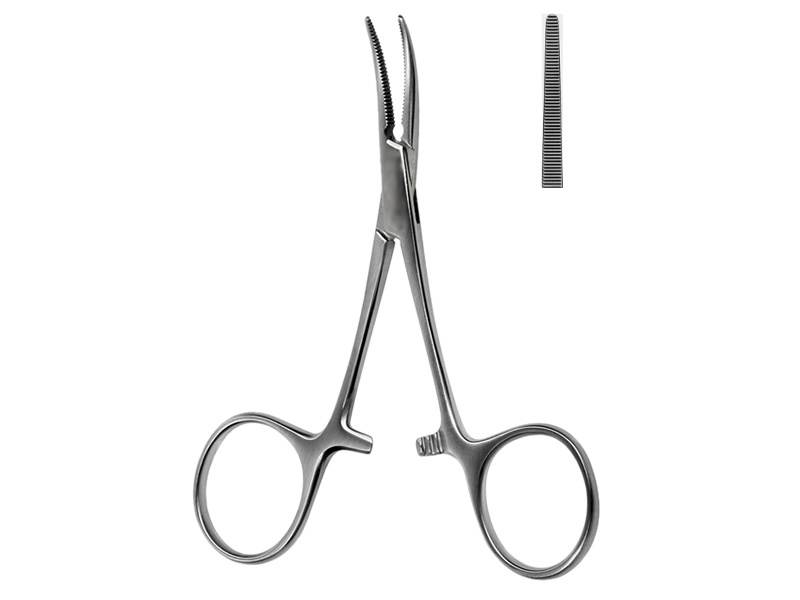 Pensa hemostatica HARTMANN  curba, L10cm - 