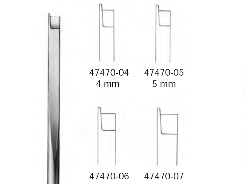 Osteotom FOMON L17cm  4mm