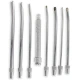 Set 7 canule chiuretaj cu maner 