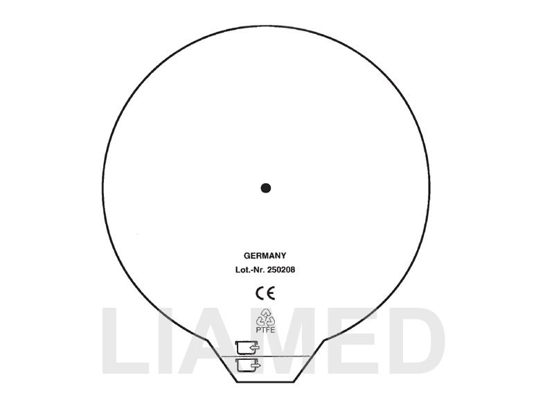 Filtru teflon pentru containerele de sterilizare, rotund, 2000 sterilizari, D190mm 