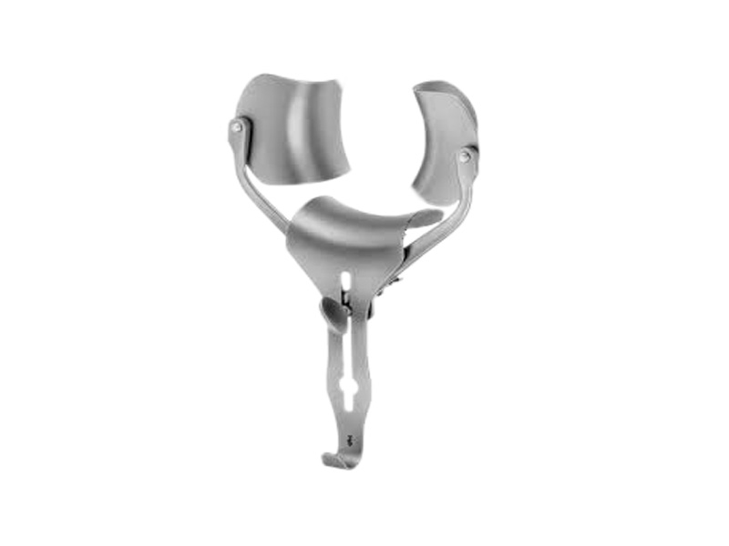 Retractor abdominal RICARD, complet, 30cm, 2 lame laterale, 1 lama de mijloc 