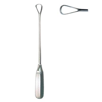 Chiureta uterina SIMS, ascutita/rigida, L28cm  D8.5mm (Fig 2) - 