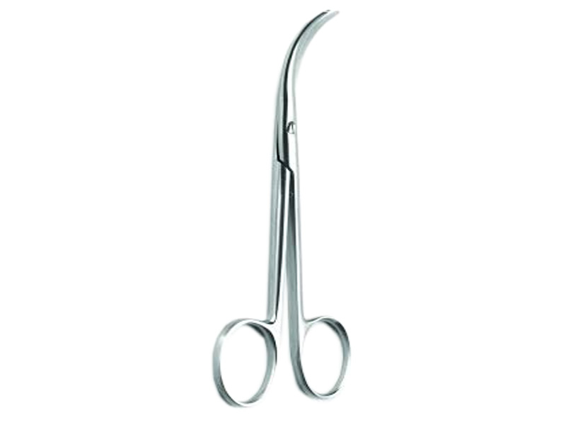 Foarfeca de enucleatie curba, L11cm