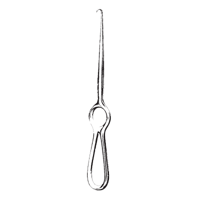 Retractor VOLKMANN, ascutit, L21.5cm  3 dinti - 