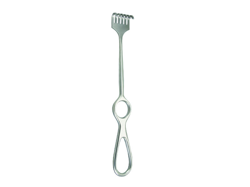 Retractor VOLKMANN, bont, L21.5cm  6 dinti