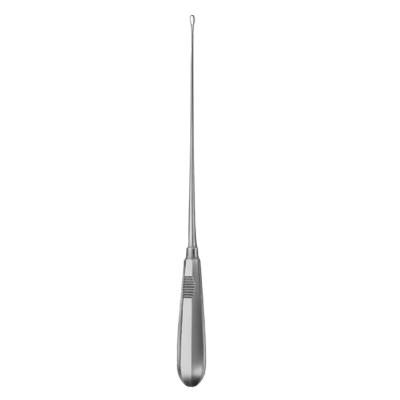 Chiureta uterina RECAMIER, varf ascutit/flexibil, L31cm  D6mm (Fig 0) - 