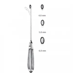 Chiureta osoasa HALLE, maleabila, L21cm  D5.8mm (Fig 2)