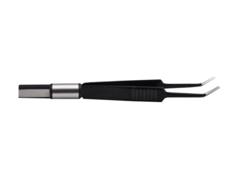 Pensa JEWELER bipolara tip baioneta NON-STICK, curba vf. 0.7mm, L11.5cm