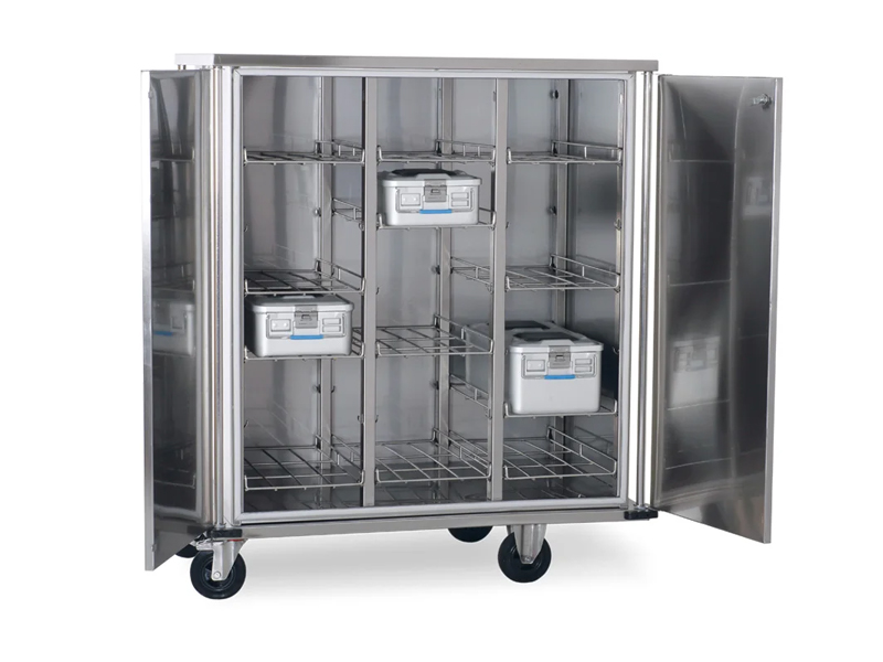 Carucior pentru containere sterile 