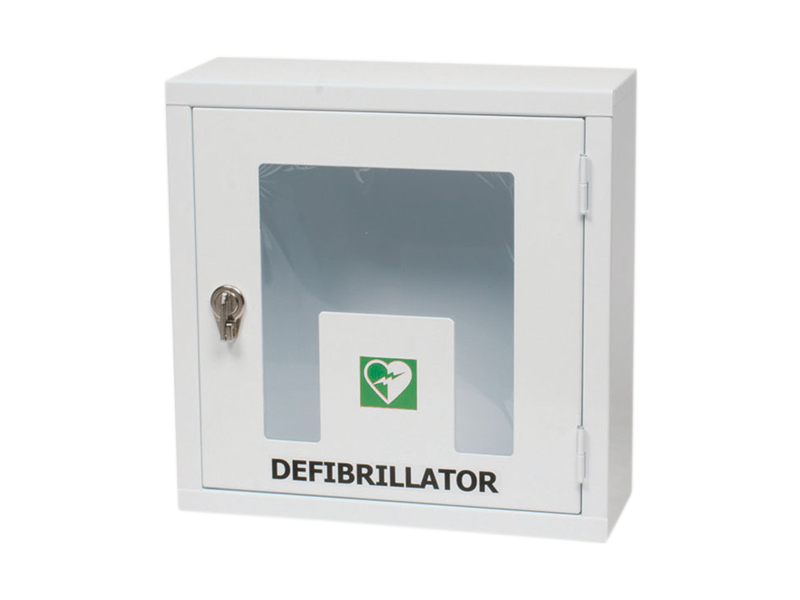 Dulap metalic pentru defibrilator, cu alarma 