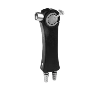 Maner tip pistol pentru set aspirare-irigare, valva cu 2 directii 