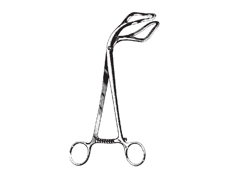 Pensa elevator uterina SOMER L23cm