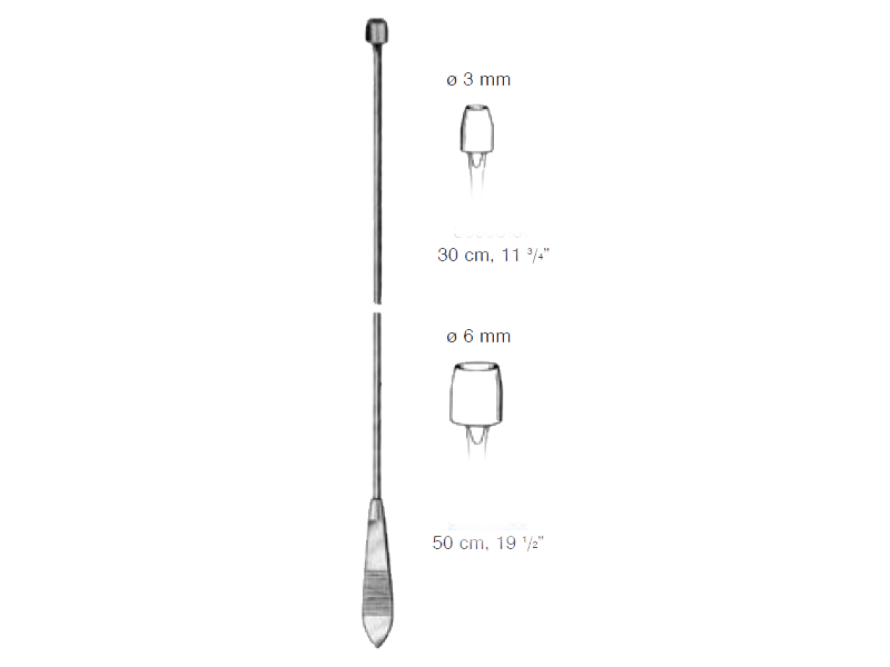 Instrument tendoane, BUNELL, maleabil 18cm